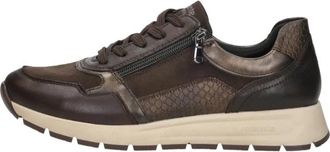 Remonte Sneakers Laag - Dames - Sneakers - Bruin - 40 EU - Schoenen