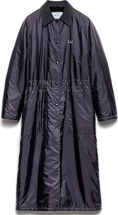 Prada Parkas, female, Blue, Size: 2XS Cappotto