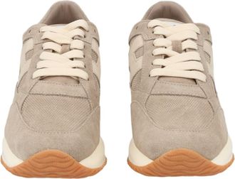 Hogan Multicolour Suede Mesh Beige Sneakers