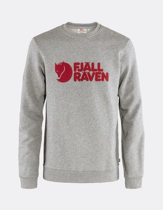 Fj&auml;llr&auml;ven Mens Fjallraven Logo Mens Sweatshirt - Grey-Melange 020-999 - Size: 40