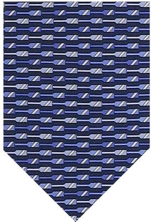 Ferragamo Blue Printed Tie