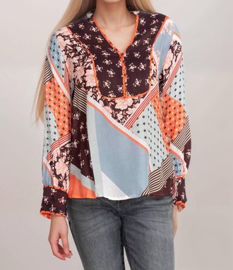 Johnny Was Roslyn Toni Blouse In Multi