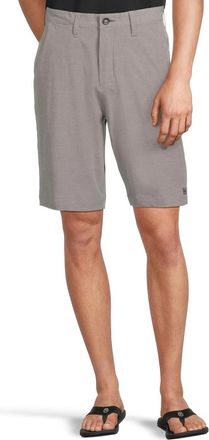 Billabong Mens Billabong Crossfire Submersible Hybrid Shorts Gray Flat Front GBO2262