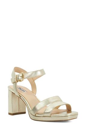 Dune London Manifesting Platform Sandal in Gold at Nordstrom, Size 10Us