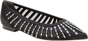 Linea Paolo Noelle Pointed Toe Flat in Black at Nordstrom Rack, Size 4.5