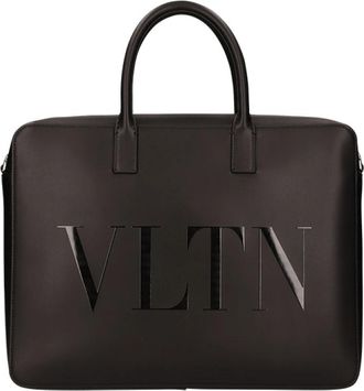 Valentino Garavani Klassieke Dubbele Handvat Aktetas - Heren - Handtassen - Zwart - ONE Size - Tassen