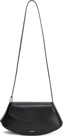 Jil Sander Small Eldorado Leather Shoulder Bag