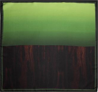 Dries Van Noten Cannabis Patchouli Silk Foulard