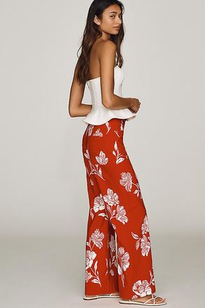 Maeve Colette High-Rise Wide-Leg Full-Length Pants