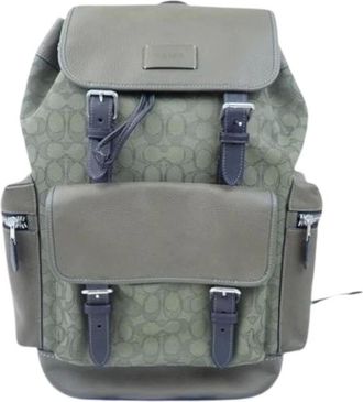 Coach unisex, Pre-owned, Groen, Maat: ONE Size Leer