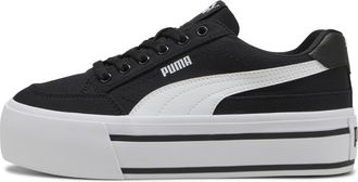 Puma Sneakers Court Classic Vulc Platform da donna, Scarpe, Nero, 35.5