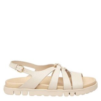 Ferragamo Agnes Leather Sandals, Size 7