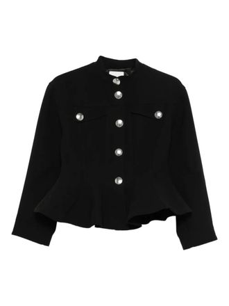 Sandro Jack met peplum afwerking - Zwart