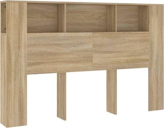 vidaXL Mueble Cabecero Color Roble Sonoma 160x18,5x104,5 Cm Vidaxl