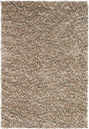 Brink & Campman Hochflor Designer Teppich Rocks Beige - aus 100% reiner Schurwolle