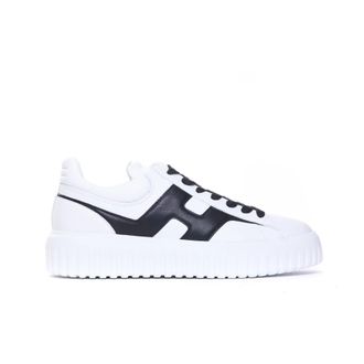 Hogan Witte Sneakers - Heren - Sneakers - Wit - 43 EU - Leer - Schoenen