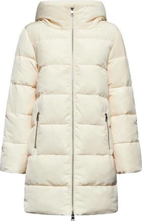 Silvian Heach Gewatteerde donsjas met capuchon - Dames - Winterjassen - Beige - L - Polyester - Jassen