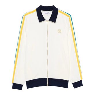Sergio Tacchini Giacca da tuta Monte in velluto - - Sport - Uomo - Bianco - M