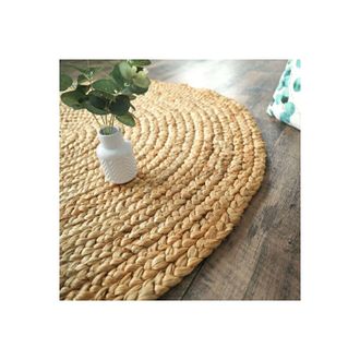 OEM [mai Usato]tappeto Rotondo Boho Natural 100% &Oslash; 90 Cm