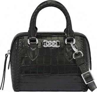 Brighton Womens Grethel Small Satchel In Black
