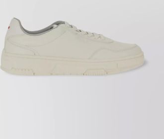 HUGO BOSS low-top round toe rubber sole sneakers