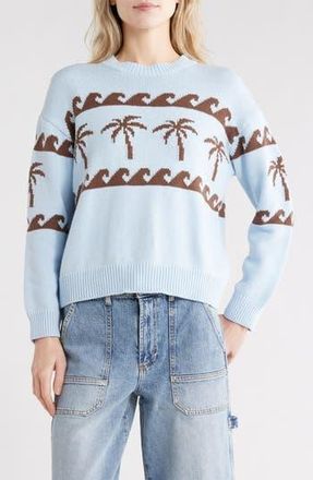 Rails Zoey Sweater in Palm Stripe at Nordstrom Rack, Size X-Small