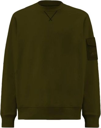 MC2 Saint Barth Fleece Crewneck Sweatshirt - Heren - Sweatshirts & Hoodies - Groen - Maat: M Fleece