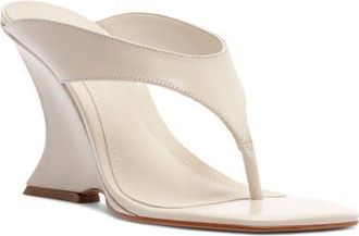 Schutz Maya Wedge Sandal in Sugar White at Nordstrom, Size 10.5