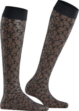 Falke Soft Spell Knee High Socks in Black at Nordstrom, Size 35-38