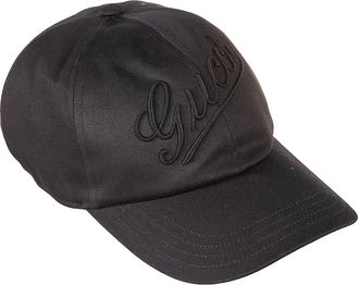 Gucci Logo Embroidered Baseball Cap