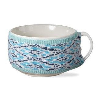 Tag Alpine Sweater Soup Mug Turquoise Blue Bone China Drinkware at Nordstrom