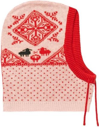 Kari Traa Saga Knit Balaclava Sturmhaube für Damen | rosa