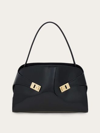 Ferragamo Women Hug Soft shoulder bag (M) Black