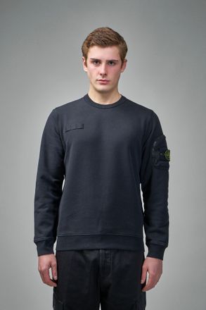 Stone Island Navy blue wool jumper da 101,27 € su Stylight