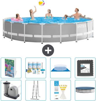 Intex Piscina Prism Frame Redonda - 549x122 Cm - 9-piezas S581