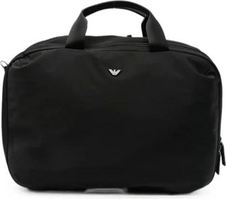 Emporio Armani Tassen, Heren, Zwart, ONE Size, Laptop Bags & Cases