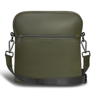 Champs Luggage Onyx / Leather Cross-Body Bag