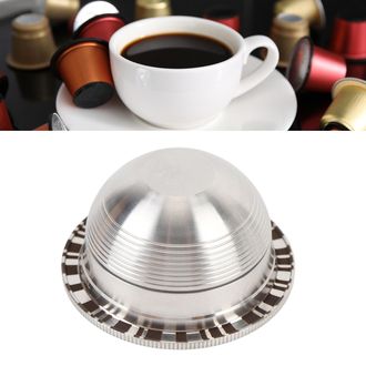 Infinite Adapter De Capsules Caf&eacute; R&eacute;utilisable En Sus - Convertisseur Porte Capsules Rechargeable Pour Machine Caf&eacute; - Accessoire En Pp Et Acier Stainless Steel