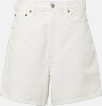 A Gold E Stella high-rise denim shorts