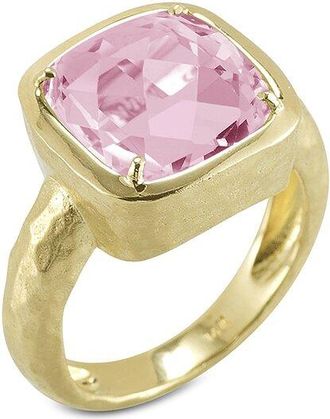 I.Reiss Company 14K 6.00 Ct. Tw. Rose Quartz Cocktail Ring