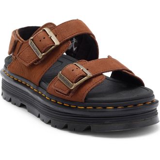 Dr. Martens Zebzag Sandal in Sepia Brown at Nordstrom, Size 10Us