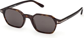 Tom Ford Joey Zonnebril - unisex - Zonnebrillen - Bruin - 51 MM - Accessoires
