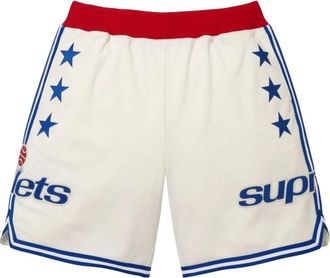 SUPREME x Mitchell & Ness SS26 Teams Basketball Short White SUP-SS26-282-WHT