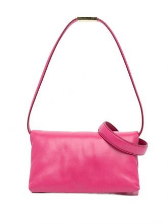 Marni Womens Small Leather Prisma Crossbody Bag In Pink