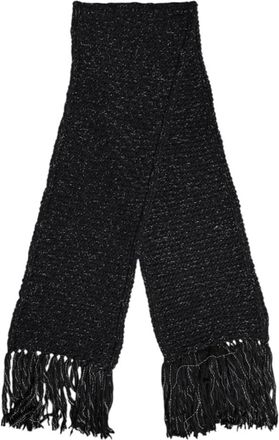 Dolce & Gabbana Accessoires, unisex, Zwart, ONE Size, Kasjmier, Zwarte Kasjmier Nekwarmer Wrap Sjaal