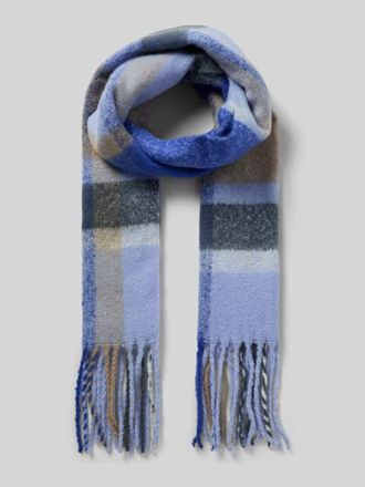 Pieces Schal mit Allover-Muster Modell BEA in Hellblau, Gr&ouml;&szlig;e 1