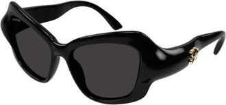 Balenciaga Cat-eye Zonnebril - unisex - Zonnebrillen - Zwart - 58 MM - Nylon - Accessoires
