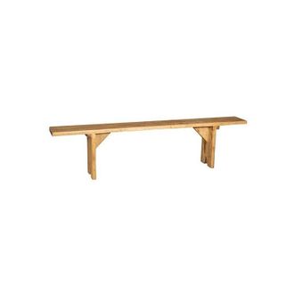 Biscottini International Long Bench in Solid Wood for Outdoor Indoor Solid Sturdy Wooden Seat Kitchen and Garden Bench Made in Italy