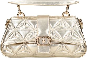 La Carrie Tassen.. Gouden - Dames - Handtassen - Geel - ONE Size - Leer - Tassen