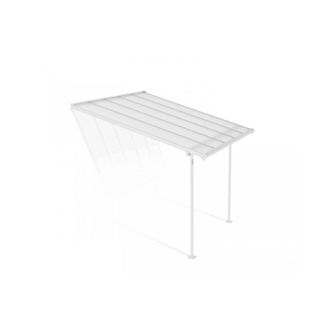 Palram Patio Cover Sierra 3 x 3.05 Clear - L314 x W299 x H305 cm - White